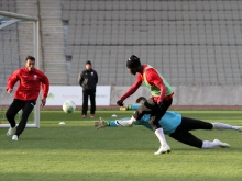 Kubok. Cavab oyunu öncəsi «Qəbələ»nin «Qarabağ» oyunu öncəsi son məşqi. 18.03.