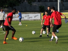 Qəbələ şəhər stadionunda məşq - 13.06.2018