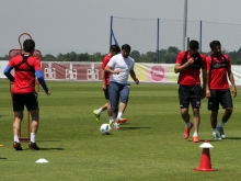 Qəbələ şəhər stadionunda məşq - 16.06.2018