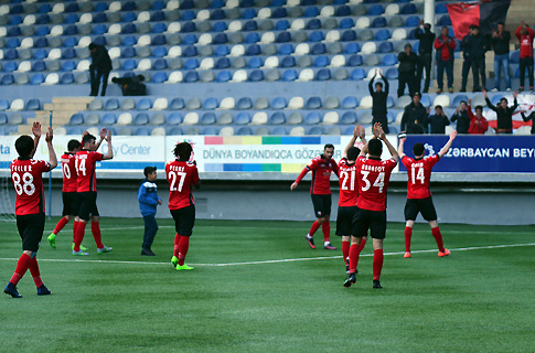 «İnter» - «Qəbələ» matçı fotolarda