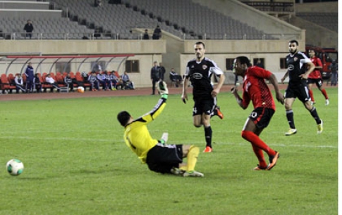 «Qarabağ»-«Qəbələ» matçı fotolarda