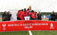 «Qəbələ» «Bakcell U-14 Elit Kuboku»nun qalibi oldu - Fotoreportaj