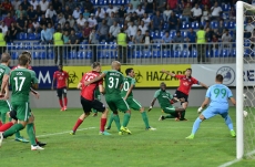 «Qəbələ»-«Panatinaikos» matçı fotolarda