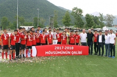 «Qəbələ»nin U-16 komandası mükafatlandırıldı