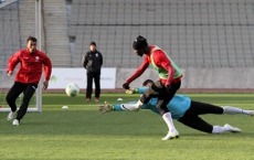 «Qəbələ»nin «Qarabağ» oyunu öncəsi son məşqi - Fotoreportaj