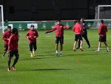 Training for match Saint-Etienne-19.10.2016