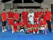 Open training of Gabala and Fenerbahce boxing teams 