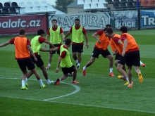 Last training for match Dynamo