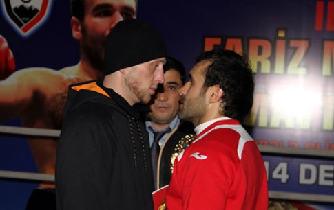 Open training proceedings of boxers - Photogallery