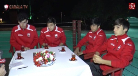 Young players on Gabala TV