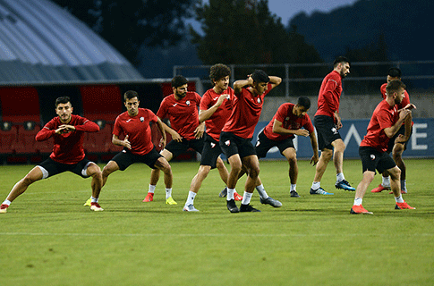 Gabala back to training