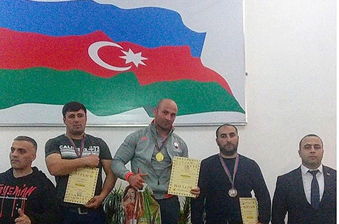 Shukurov hit Azerbaijan Senior Arm Wrestling Championship