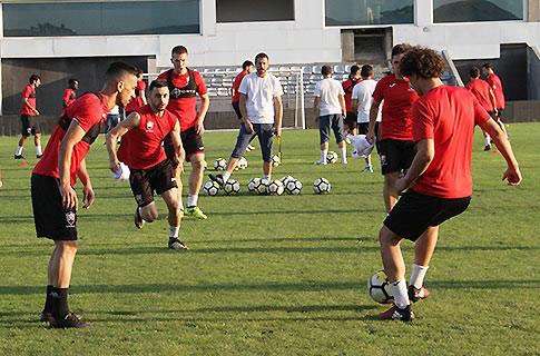 Gabala training against Qarabagh