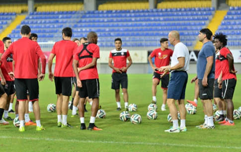 Grigorchuk finalizing Gabala against MTK Budapest