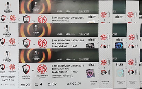 Mainz vs. Gabala match tickets on sale