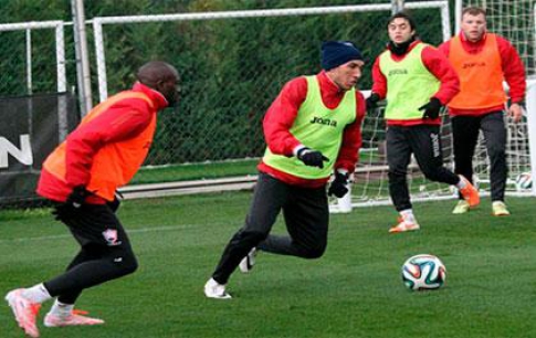 Gabala training against Simurg