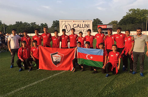 U15 won on Hungarian team