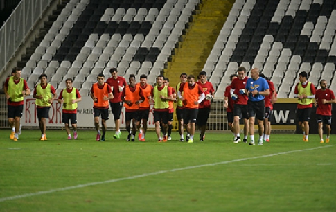 Last training in Serbia just ahead of match - Photogallery