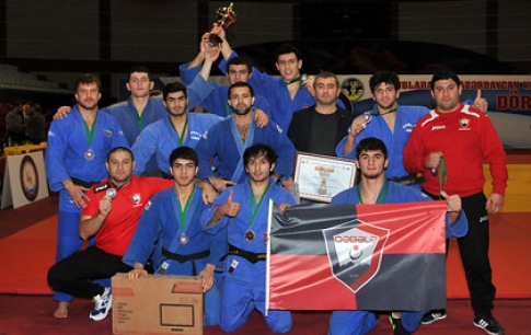 Gabala Judo Team ending at 3rd place