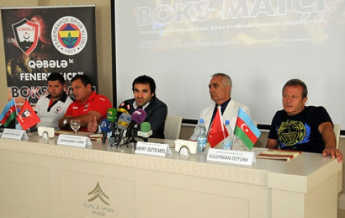 Press conference on the box match of Gabala vs. Fenerbahce