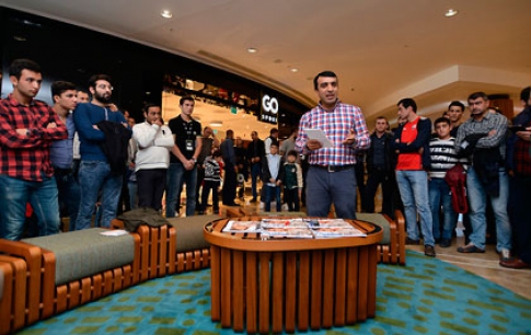 Gabala meet with fans and media reporters