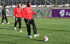 Kamanan in his first training in Gabala - Photoreview