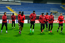 Gabala finalyzing against Anderlecht - Photos