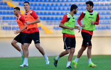 Gabala training with gung-ho spirits against MTK