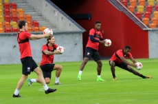 Gabala finalizing against Jagiellonia - Photos