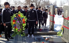 Young footballers visited Alley of Martyrs