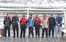 Georgian shooting team training in Gabala