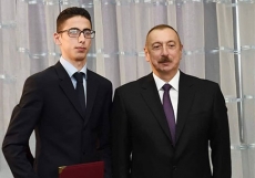 President Ilham Aliyev awarded Gabala taekwondo challenger