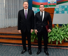 President Ilham Aliyev awarded Gabala athletes