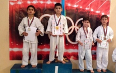 Gabala Junior Judo Team striking 3 golds