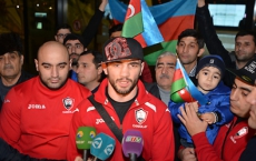 Abdullayev return home after hitting Glory World Series - Photos