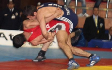 Hasanov earning gold from domestic wrestling championship