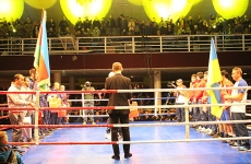 Gabala boxers faced Ukrainian club - Photos