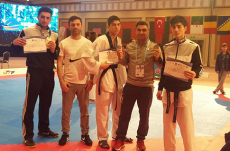 Gabala taekwondo challengers gained five medals in Antalya