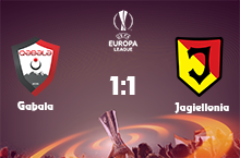 Gabala 1:1 Jagiellonia - Highlights